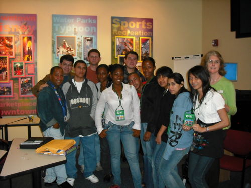 Last Year's group of Disney Interns at Orientation at Disney.